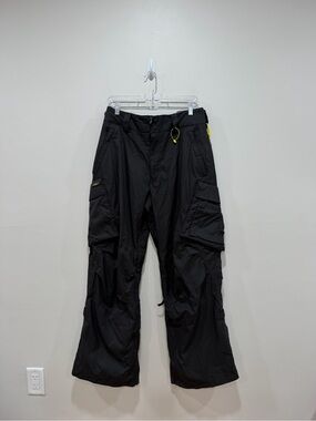 Burton Black Snowboard Ski Pants Cargo Waterproof Snow Pants Size Medium